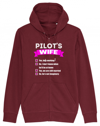 PILOTS WIFE Burgundy