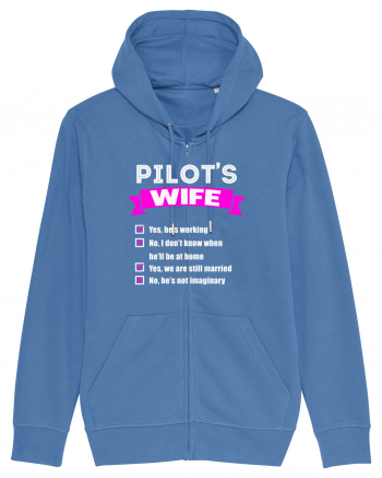 PILOTS WIFE Bright Blue