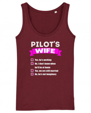 PILOTS WIFE Burgundy