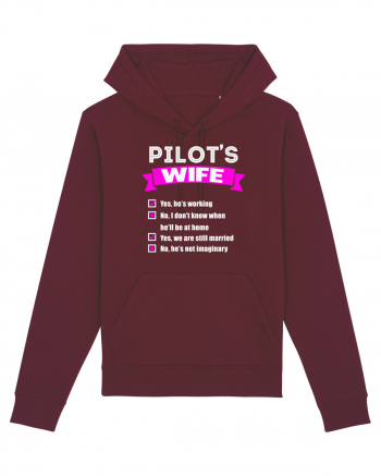 PILOTS WIFE Burgundy