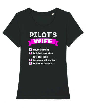 PILOTS WIFE Black