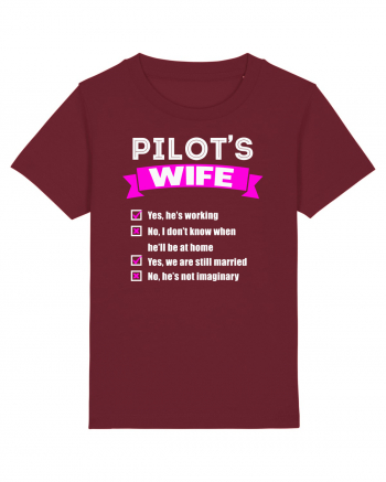 PILOTS WIFE Burgundy