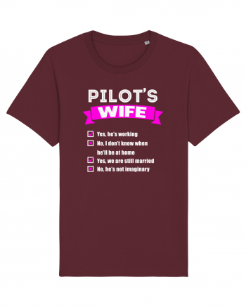 PILOTS WIFE Burgundy