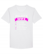 PILOTS WIFE Tricou mânecă scurtă guler larg Bărbat Skater