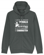 PITBULLS Hanorac cu fermoar Unisex Connector