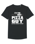 PIZZA guy Tricou mânecă scurtă guler larg Bărbat Skater