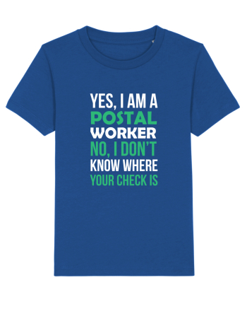 POSTAL WORKER Majorelle Blue