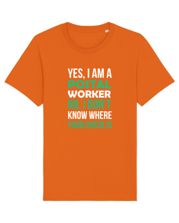 POSTAL WORKER Bright Orange