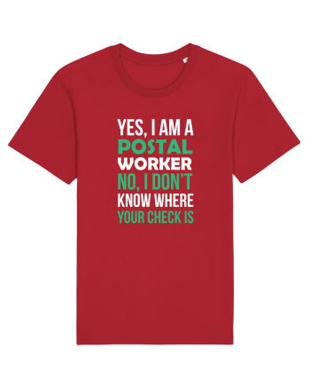 POSTAL WORKER Red