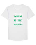 POSTAL WORKER Tricou mânecă scurtă guler larg Bărbat Skater
