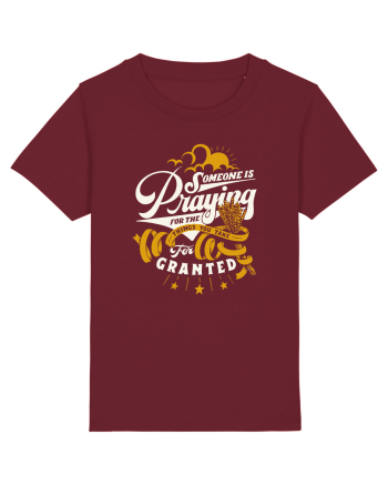 PRAYING Burgundy