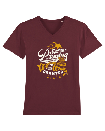 PRAYING Burgundy