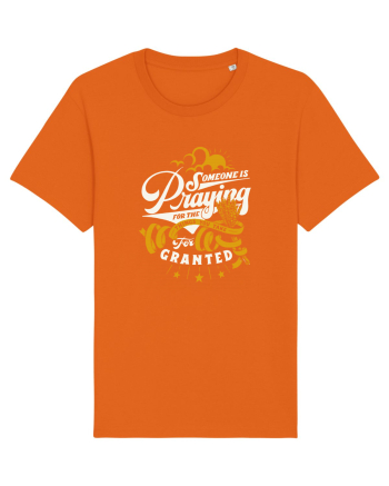 PRAYING Bright Orange