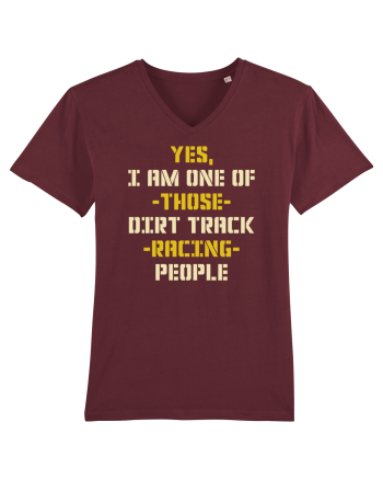 DIRT TRACK RACING Burgundy