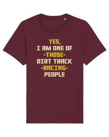 DIRT TRACK RACING Burgundy