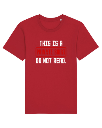PRIVATE SHIRT Red