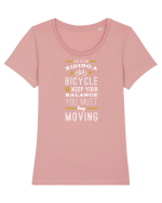 BICYCLE Tricou mânecă scurtă guler larg fitted Damă Expresser