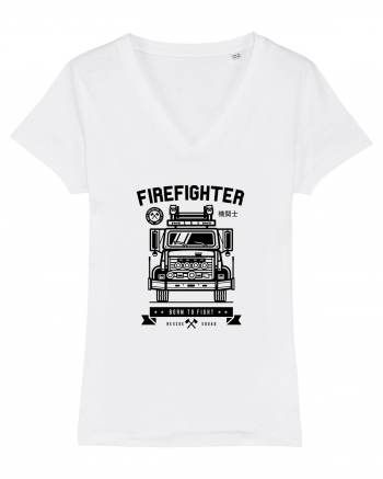 Firefighter Rescue Squad Black White