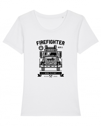 Firefighter Rescue Squad Black White