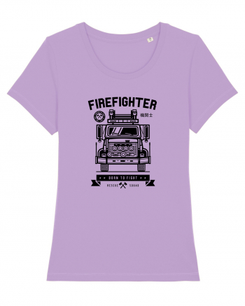 Firefighter Rescue Squad Black Lavender Dawn