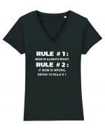 MOM Tricou mânecă scurtă guler V Damă Evoker