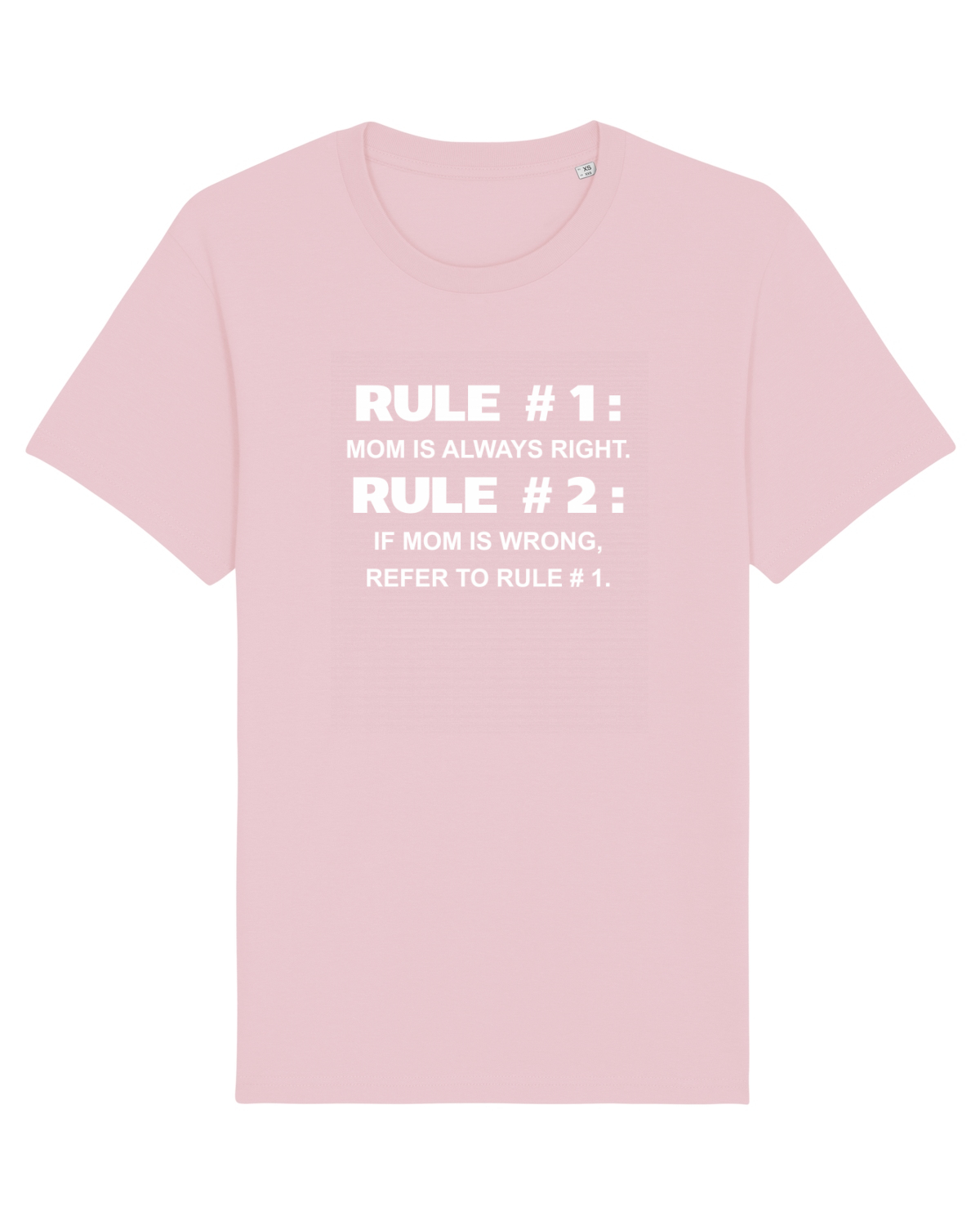 Tricou mânecă scurtă Unisex Rocker Cotton Pink