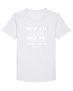 TEACHER Tricou mânecă scurtă guler larg Bărbat Skater
