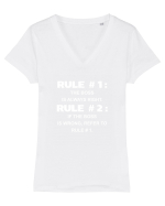 BOSS Tricou mânecă scurtă guler V Damă Evoker