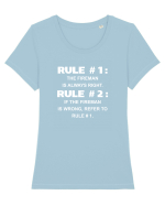 FIREMAN Tricou mânecă scurtă guler larg fitted Damă Expresser