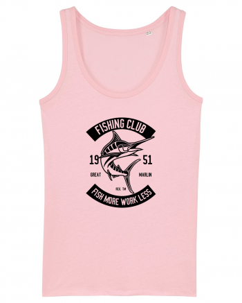 Fishing Club Black Cotton Pink