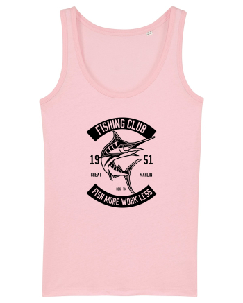 Fishing Club Black Cotton Pink