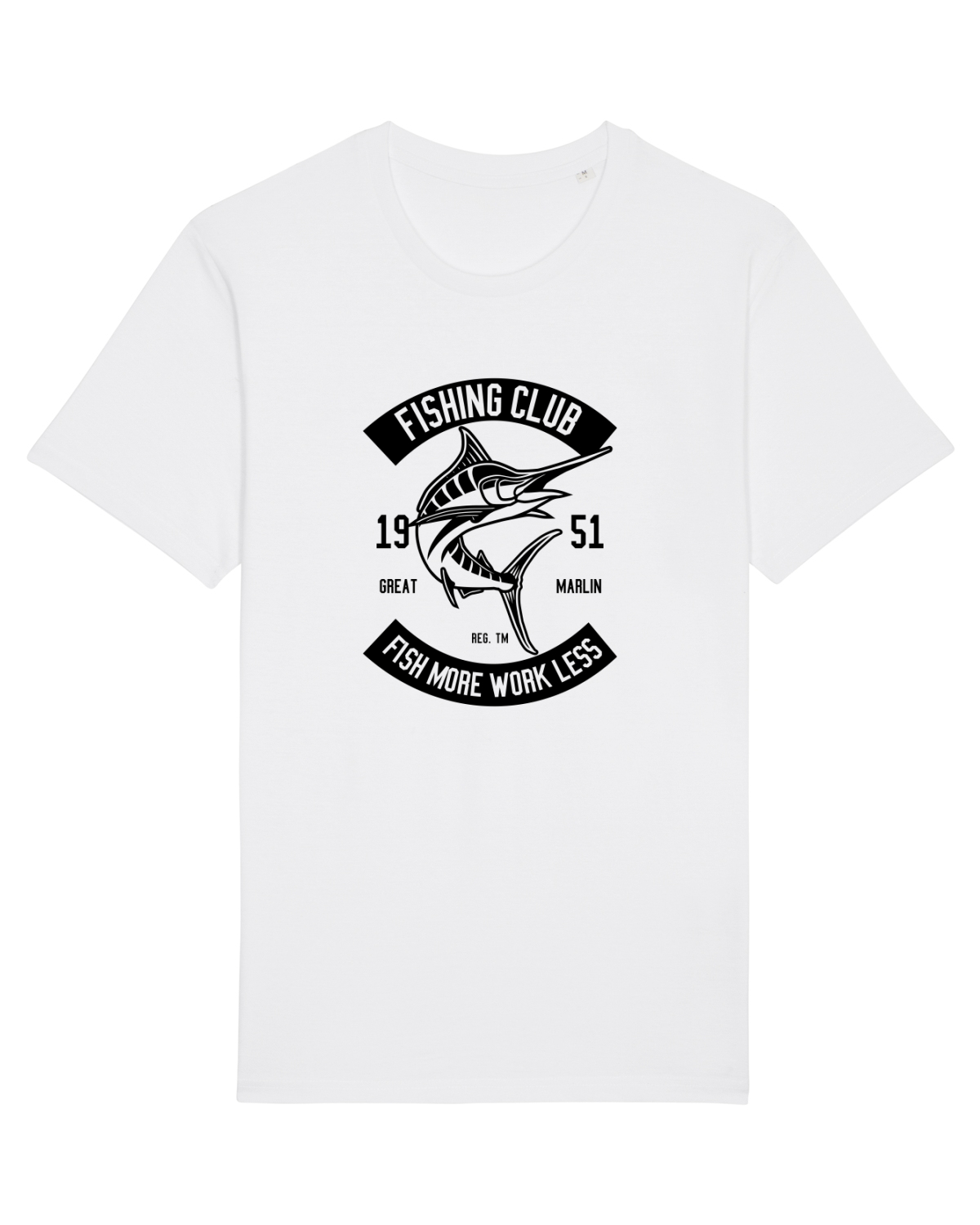 Tricou mânecă scurtă Unisex Rocker White
