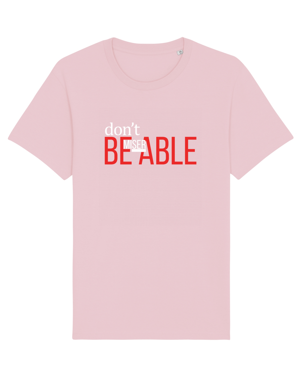 Tricou mânecă scurtă Unisex Rocker Cotton Pink