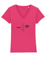 Awesome Tricou mânecă scurtă guler V Damă Evoker