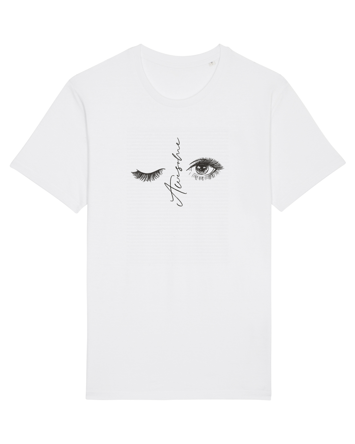 Tricou mânecă scurtă Unisex Rocker White