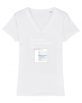 Pick your battles - select all White