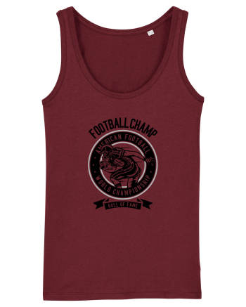 American Football Black Burgundy