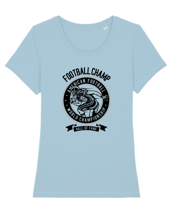 American Football Black Sky Blue