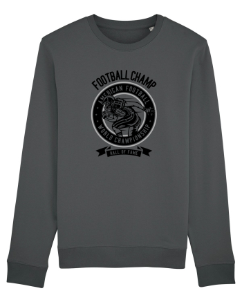 American Football Black Anthracite
