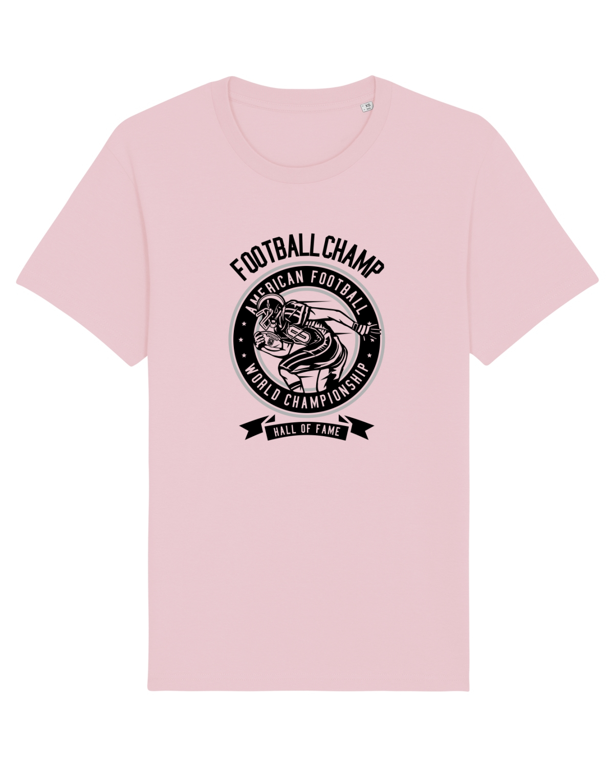 Tricou mânecă scurtă Unisex Rocker Cotton Pink