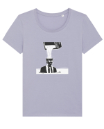 Beliver Tricou mânecă scurtă guler larg fitted Damă Expresser