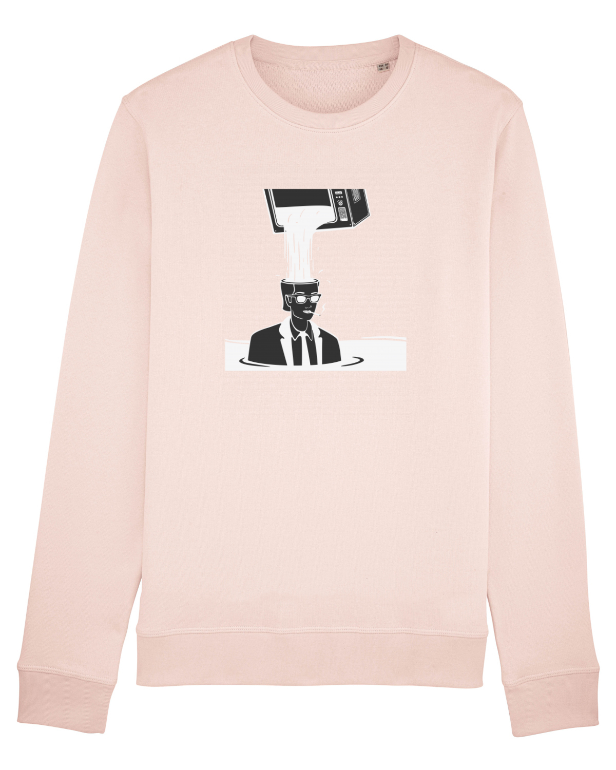 Bluză mânecă lungă Unisex Rise Candy Pink