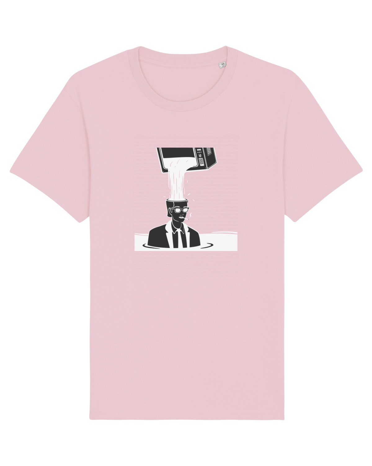 Tricou mânecă scurtă Unisex Rocker Cotton Pink