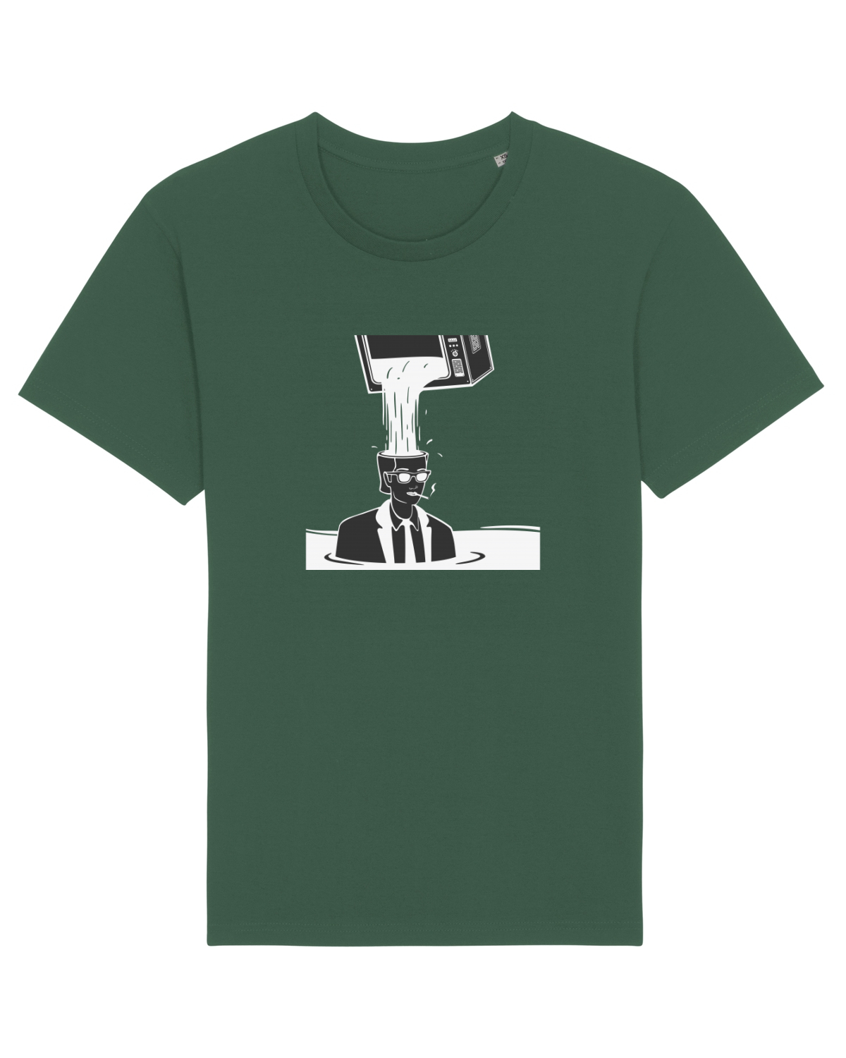 Tricou mânecă scurtă Unisex Rocker Bottle Green