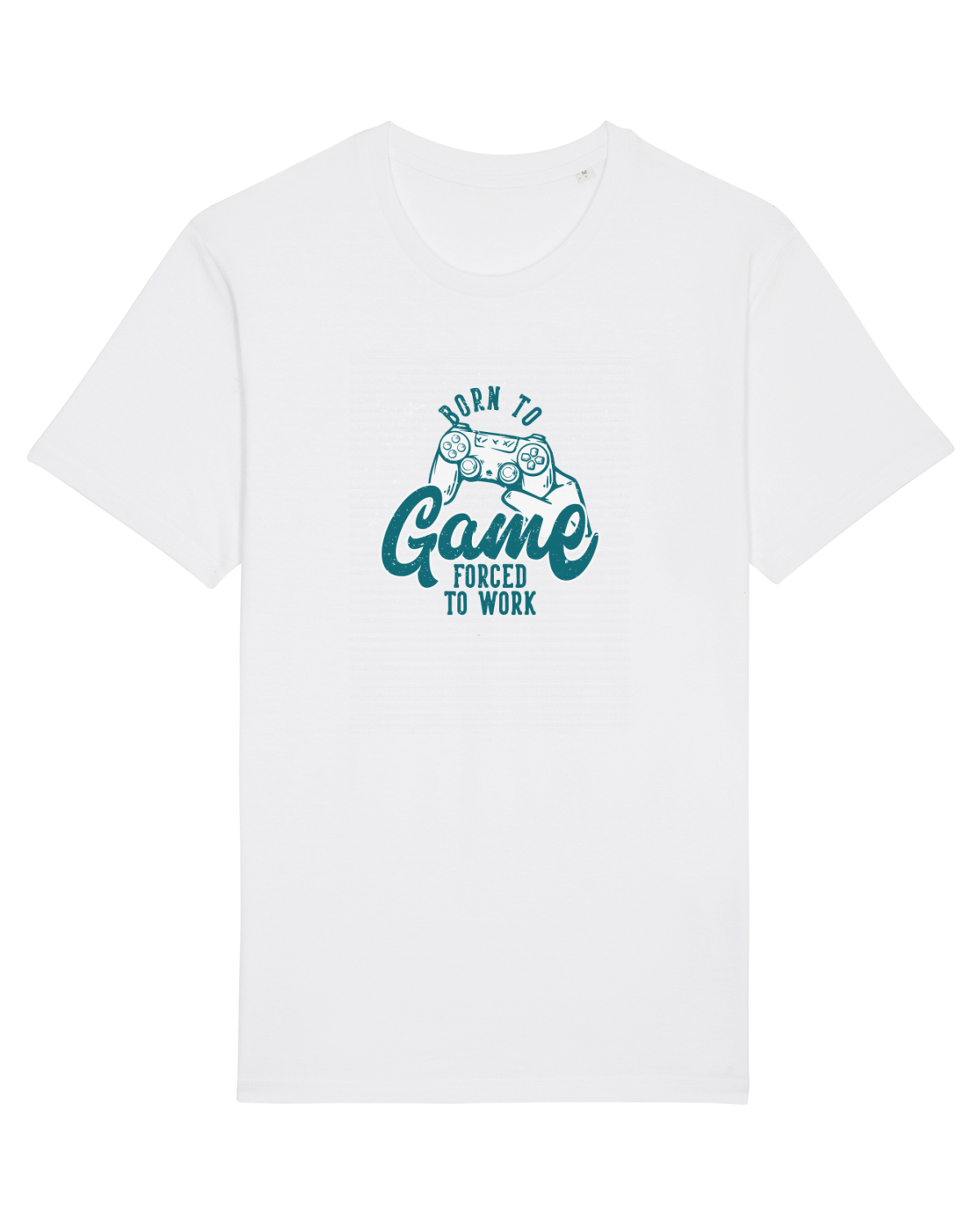 Tricou mânecă scurtă Unisex Rocker White