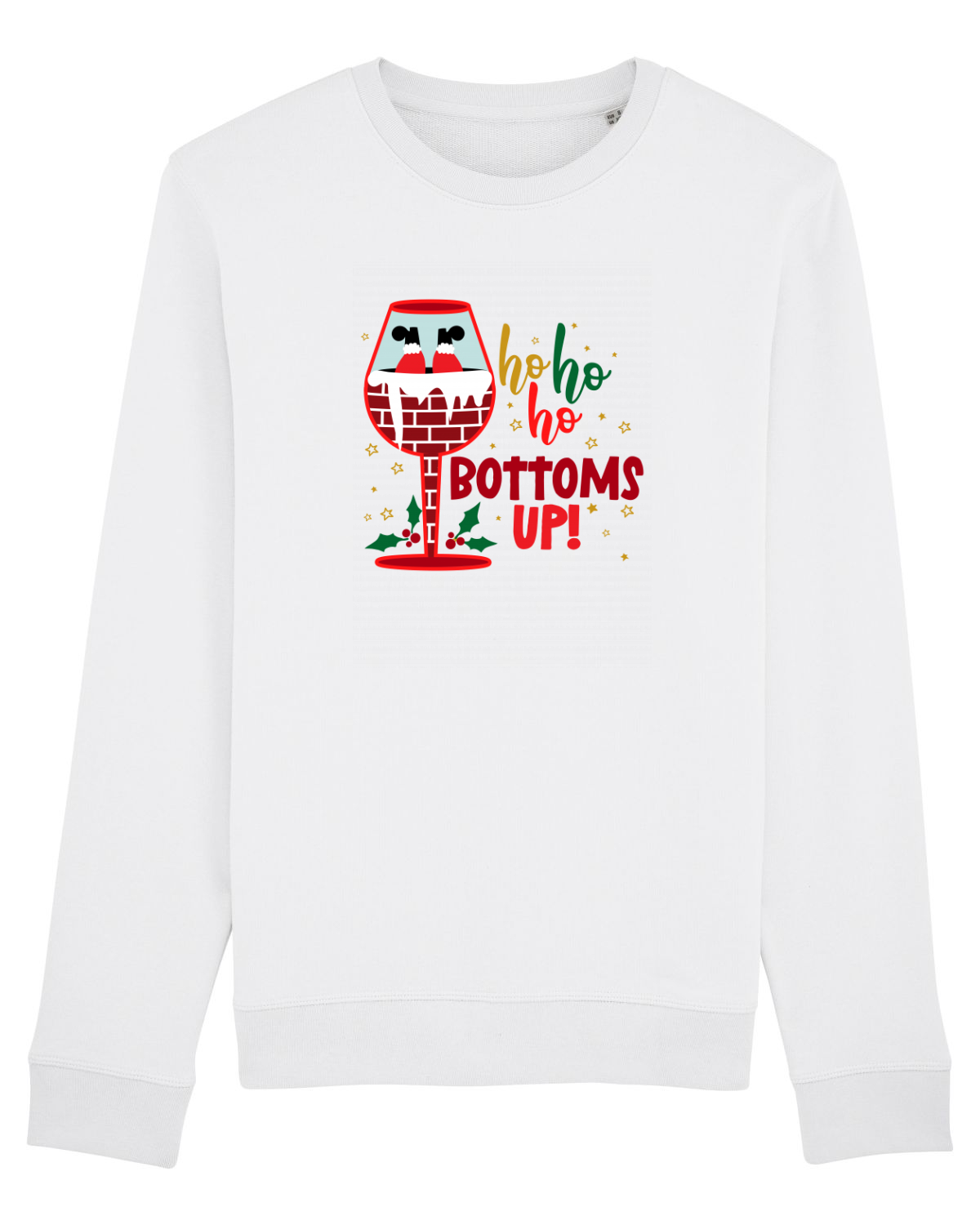 Bluză mânecă lungă Unisex Rise White