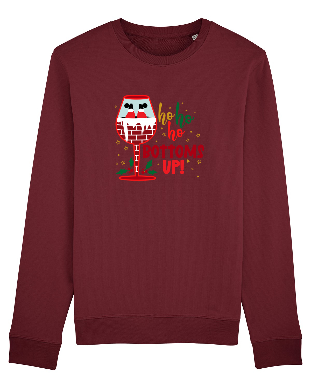 Bluză mânecă lungă Unisex Rise Burgundy