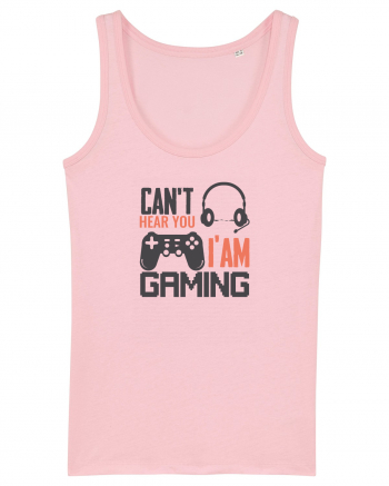 Can't Hear You I'm Gaming Cotton Pink