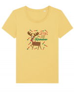 Carrots For Reindeer Tricou mânecă scurtă guler larg fitted Damă Expresser