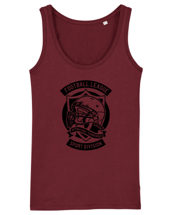 American Football Sport Black Burgundy